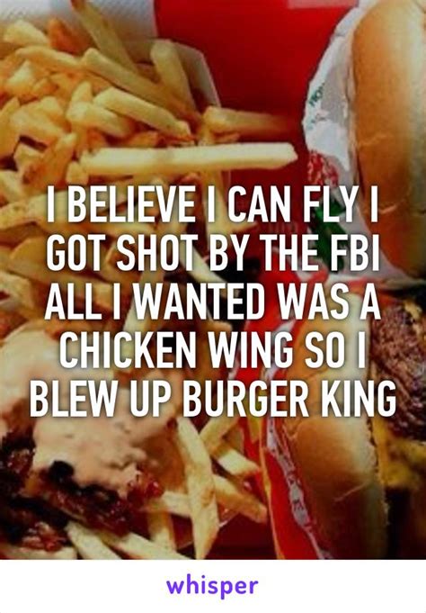 I Believe I Can Fly Burger King - Burger Poster