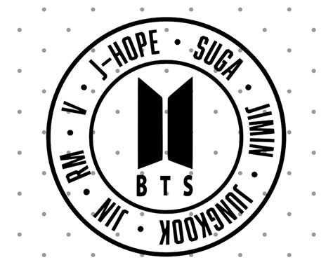 BTS Svg BTS Logo Svg Bangtan Boys Kpop Svg BTS Army Svg Instant Download - Etsy