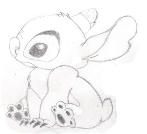 Stitch sketch by JustDoItMarshall on DeviantArt