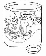 Printable fish coloring Pages sketch template