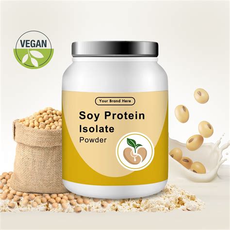 Soy Protein Isolate Powder - Private Label & OEM Services