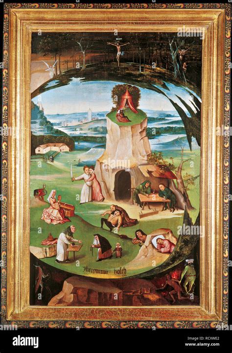 The Seven Deadly Sins. Museum: PRIVATE COLLECTION. Author: BOSCH, HIERONYMUS Stock Photo - Alamy