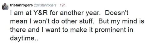 Tristan Rogers Teases a Seemingly More "Compelling" Year at The Young ...