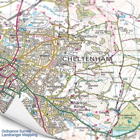 Map Gift - Personalised Ordnance Survey Landranger Map - Centred On Your Home