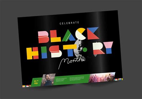 Black History Month Brochure Design Vector 274336 Vector Art at Vecteezy