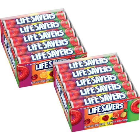 Buy LIFE SAVERS 5 Flavors Hard Candy Rolls, 1.14 Ounce (Pack of 20) Online at Lowest Price in ...