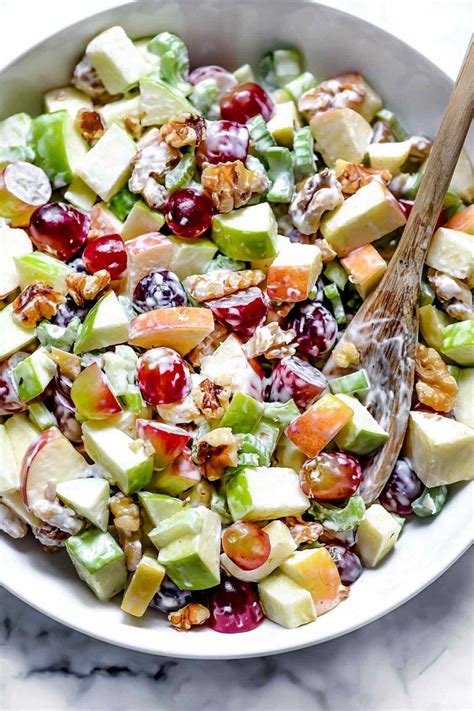 Classic Waldorf Salad | foodiecrush.com | Best waldorf salad recipe, Picnic salad recipes ...