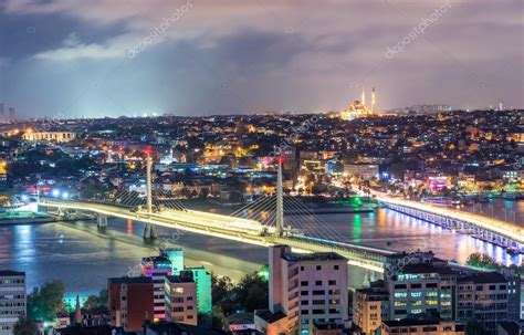 Istanbul night skyline — Stock Photo © jovannig #119169194