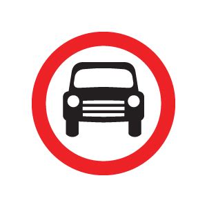 MOTOR VEHICLES PROHIBITED except MOTORBIKE/SIDECAR - Top Notch Signs