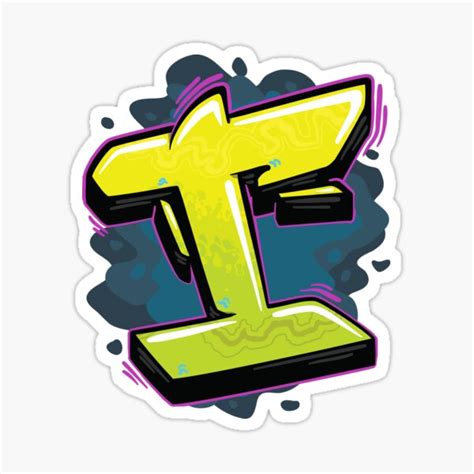 "Graffiti Letter I" Sticker for Sale by NameGraffiti | Redbubble