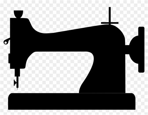 Clipart Sewing Machine Silhouette Rh Openclipart Org - Sewing Machine Silhouette - Free ...