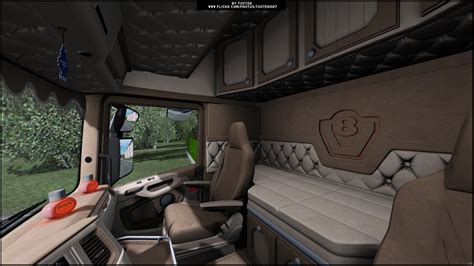 Interior Scania S/R Next Gen CREAM ETS 2 #32 - TosteR007 Custom