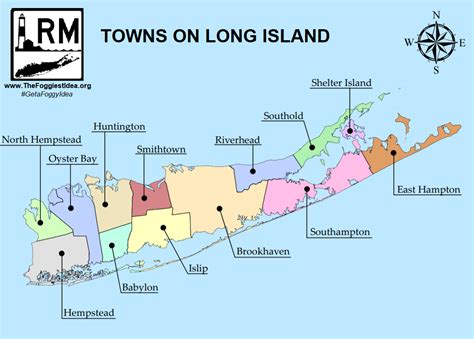 Long Island Map By Town - Alie Lezlie