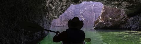 Kayak Emerald Cave near Las Vegas