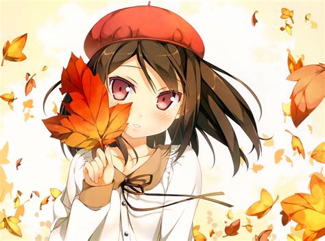 Cute Anime Girls Autumn Wallpapers - Wallpaper Cave