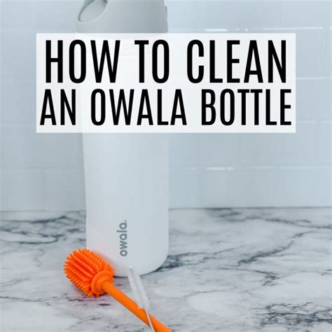 How to Clean Your Owala Water Bottle & All Of The Parts - Frugally Blonde