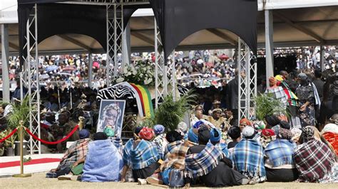 Mourners gather in South Africa for funeral of controversial Zulu ...