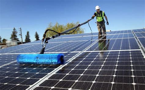 Solar Panel Cleaning | Products and Services | LASG