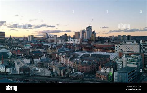 Leeds City Centre Skyline Stock Photo - Alamy