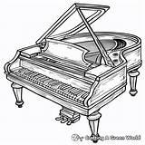 Piano Coloring Pages  Free & Printable sketch template
