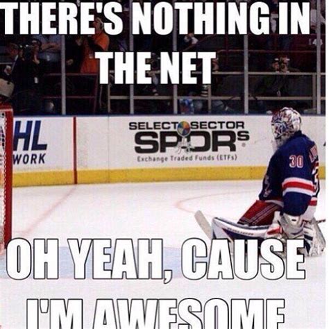 This is just too funny, i read it over and over again and still laugh | Hockey goalie, Hockey ...