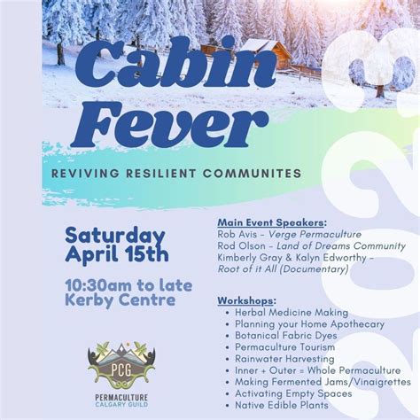 Cabin Fever 2023 - Reviving Resilient Communities, Unison at Kerby Centre for the 50+, Calgary ...