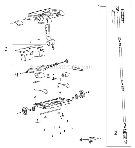 Bissell 2880 Parts List and Diagram : eReplacementParts.com