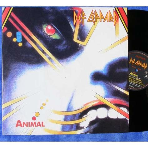 DEF LEPPARD animal (extended version ) / animal (album version )/ tear it down, 12 INCH 45 RPM ...