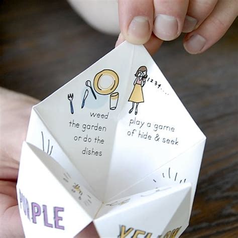 17 Wacky Things to Put Inside a Paper Fortune Teller - stlMotherhood