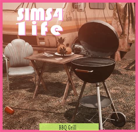 Roli Cannoli CC Findz Corner — sims41ife: BBQ Grill functional Download Patreon... in 2021 ...