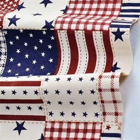 Classic 160cm*50cm 100% Cotton Fabric American Flag Printed Fabric, perfect for colthes ...