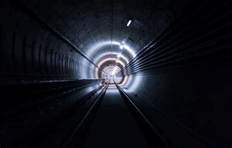 Wallpaper light, Tunnel, pipes images for desktop, section разное - download