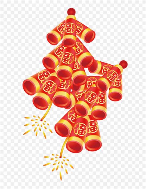 Firecracker Chinese New Year Fireworks Image Illustration, PNG ...