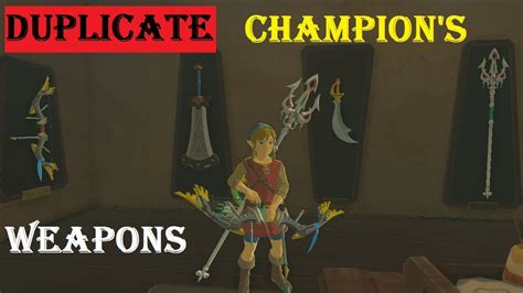 Ultimate Glitch!! Unlimited Champion's Weapons!! Zelda BotW - YouTube