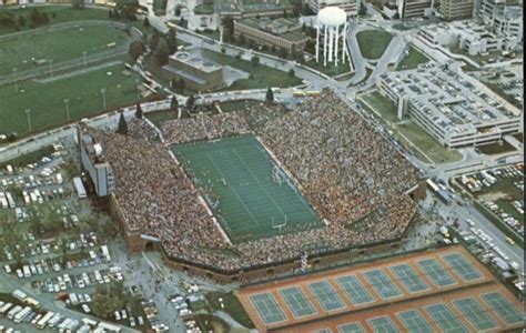 Aerial View Of The Football Stadium, University of Iowa Iowa City, IA