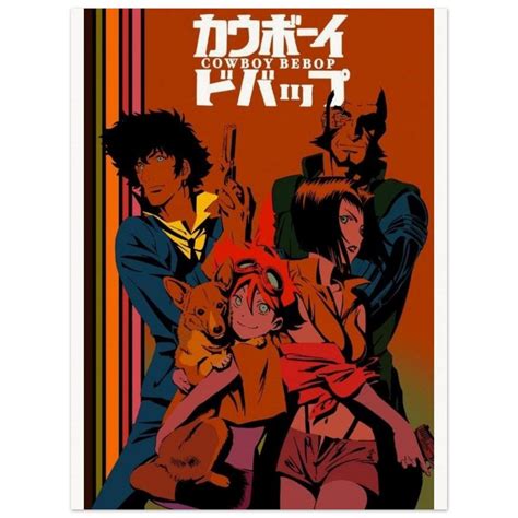 Cowboy Bebop Poster Anime Poster Minimalist Anime Poster - Etsy