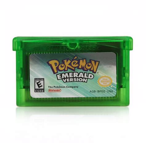 Game Boy Advance Pokemon Emerald GBA Game - RetroGeek Toys