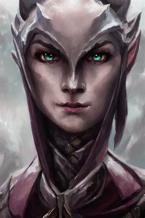 dungeons and dragons character dark evil elf closeup | Stable Diffusion