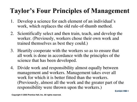 PPT - Scientific Management Theory Frederick W. Taylor PowerPoint ...