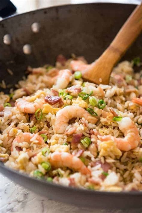 Chinese Fried Rice with Shrimp / Prawns | RecipeTin Eats