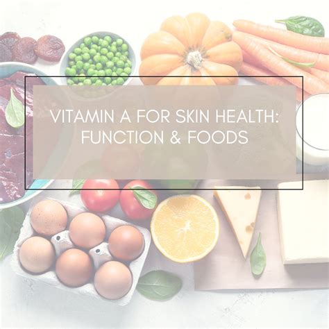 Vitamin A for skin health - Nutrition Matters Skin