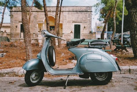 Old Vespa in Italy | Transportation Stock Photos ~ Creative Market