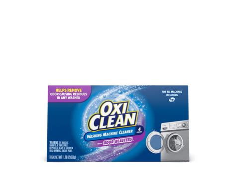 OxiClean Washing Machine Cleaner with Odor Blasters, 4 Count Ingredients and Reviews