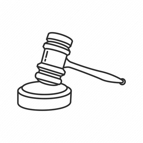 Court, gavel, hammer, judge icon - Download on Iconfinder