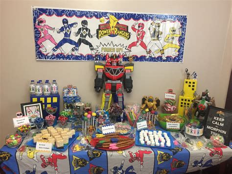 Candy Table | Power ranger birthday, Power ranger birthday party ...