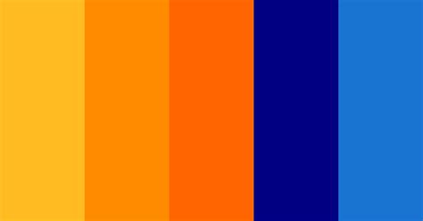 Orange & Classic Navy Color Scheme » Blue » SchemeColor.com