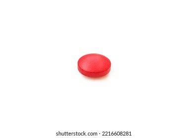 Red Tablet Pill Medication Isolated On Stock Photo 2216608281 | Shutterstock