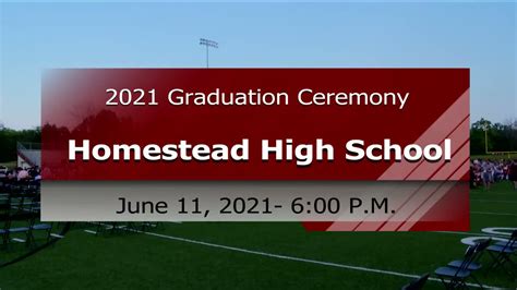 Homestead High School Graduation - YouTube