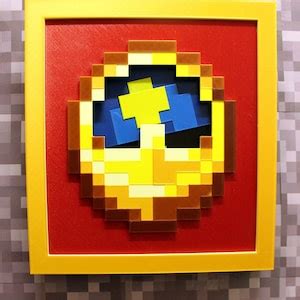 Working Minecraft Wall Clock in Item Frame Tell Real-world Time in ...