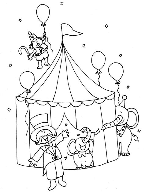 Top 20 Printable Circus Coloring Pages - Online Coloring Pages